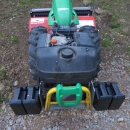 4174 Ferrari 346 Traktor mit Muratori Steinfräse