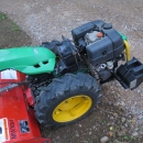 4174 Ferrari 346 Traktor mit Muratori Steinfräse