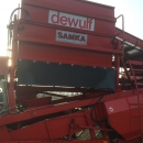 4360 Dewulf RDT 952 2 row potato harvester with bunker