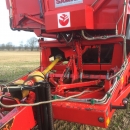 4360 Dewulf RDT 952 2 row potato harvester with bunker