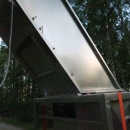 4396 Dornow Slide chain bunker with swan neck