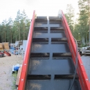 4453 EKKO Förderband mit Swan neck  2200x450 +1000 mm