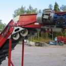 4453 EKKO Förderband mit Swan neck  2200x450 +1000 mm