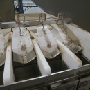 5324 EMVE BE6000 paper bagger with Newtec 2009XBG weigher