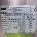 5568 Förderband 2000x800 mm Edelstahl