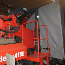 5739 Dewulf GBC Möhrenroder Karottenroder 1 Reihe mit Bunker