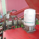 6037 Simon carrot harvester 1 row with bunker