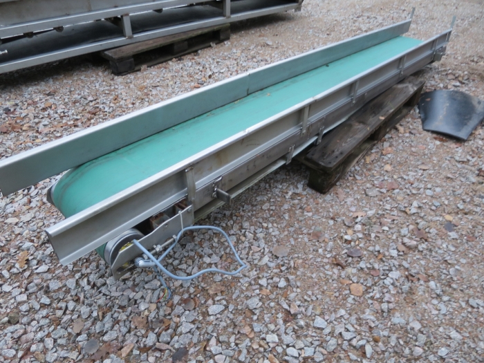 4475 Plain conveyor 3000x300 mm STAINLESS STEEL