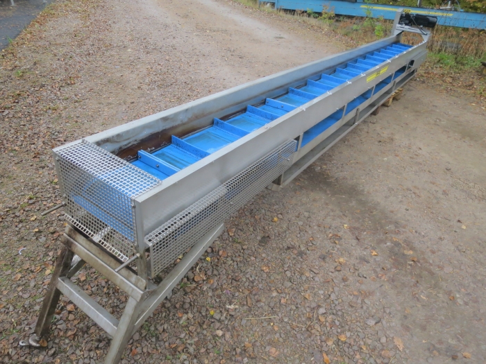 4709 EMVE Förderband 4700x350mm EDELSTAHL