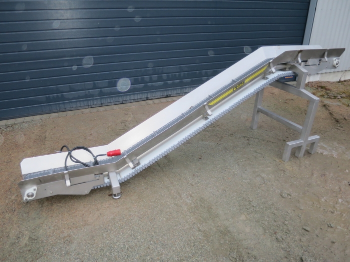 4959 EMVE Förderband für tray / punnets EDELSTAHL