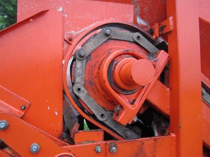 3276 AMAC receiving hopper mit Rollen Walzen