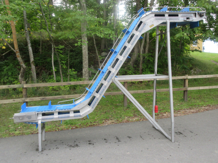 5673 EMVE Förderband Elevator Edelstahl
