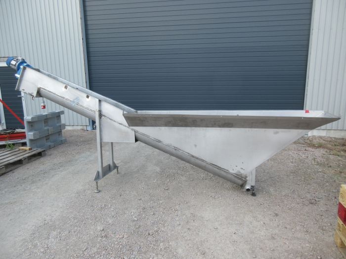 5818 Limas Schneckeförderer Schraub Edelstahl 3500x250 mm