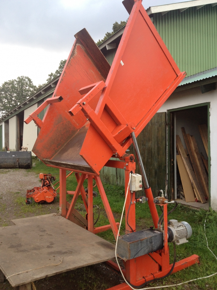 3436 EKKO lådvändare hydraulisk 135 cm bredd