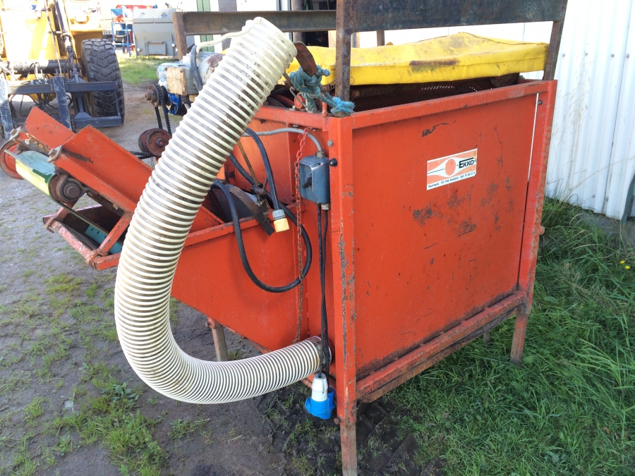 4173 EKKO Kartoffelwaschmaschine 1 m Trommel KLEINE