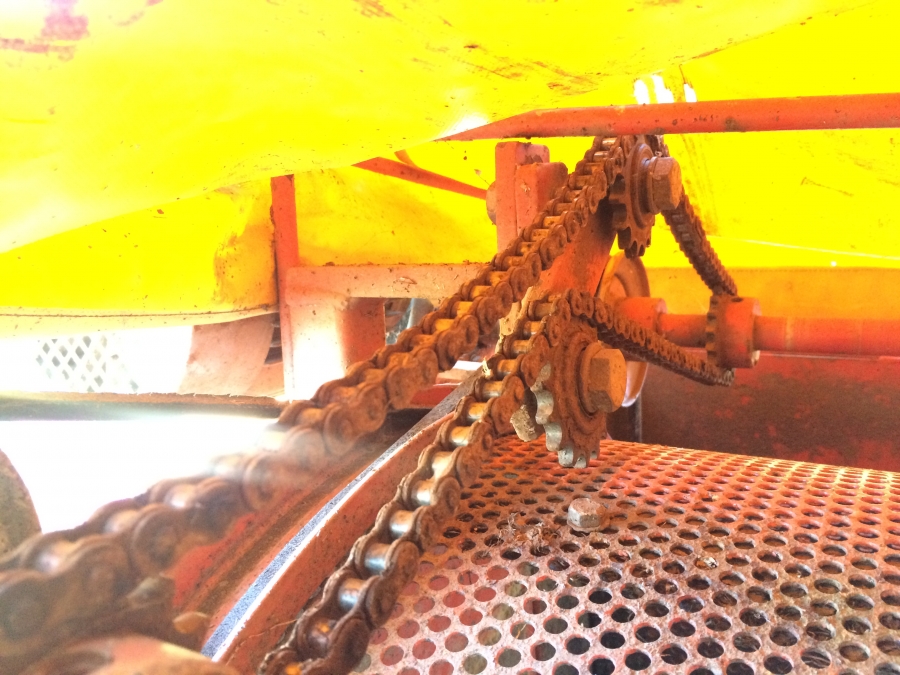 4173 EKKO Kartoffelwaschmaschine 1 m Trommel KLEINE