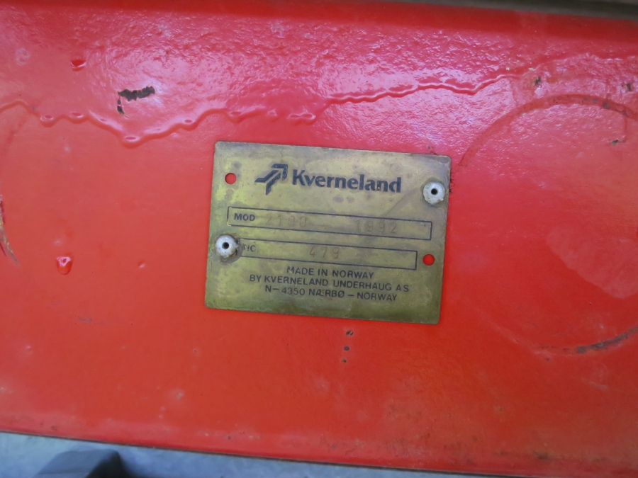 4201 Kverneland UN2100 Kartoffelroder