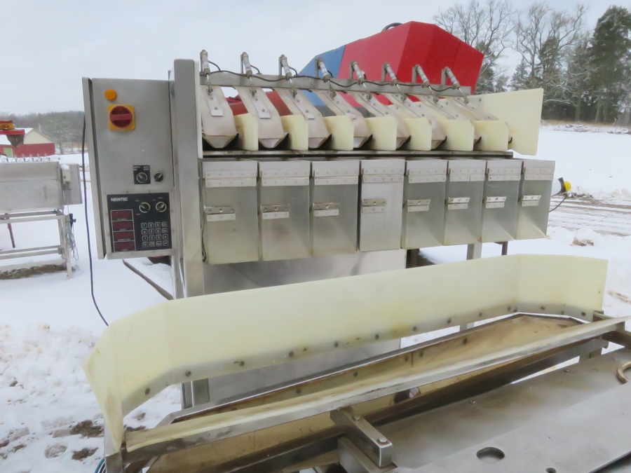 4278 Newtec 2000 Waage mit VB40CC Tütemaschine