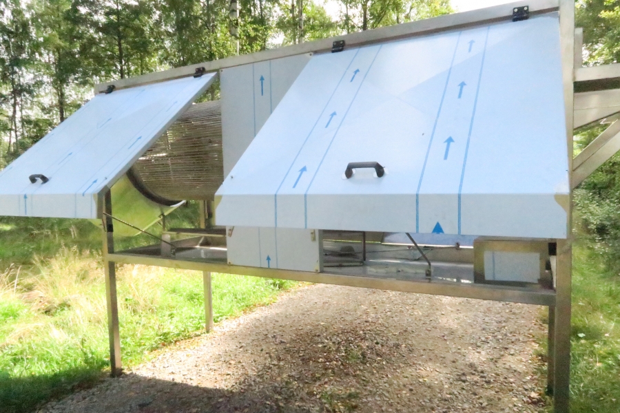 4397 X-stål potatistvätt NY Maskin 3000x900 mm trumma