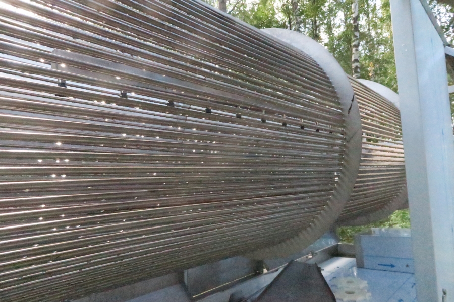 4397 X-stål potatistvätt NY Maskin 3000x900 mm trumma