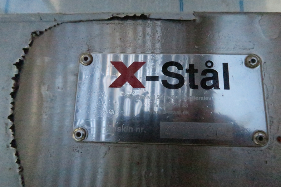 4397 X-stål potatistvätt NY Maskin 3000x900 mm trumma