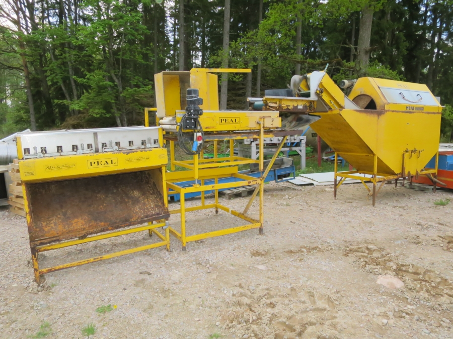 4418 TONG PEAL Waschlinie für Kartoffel und Gemüse