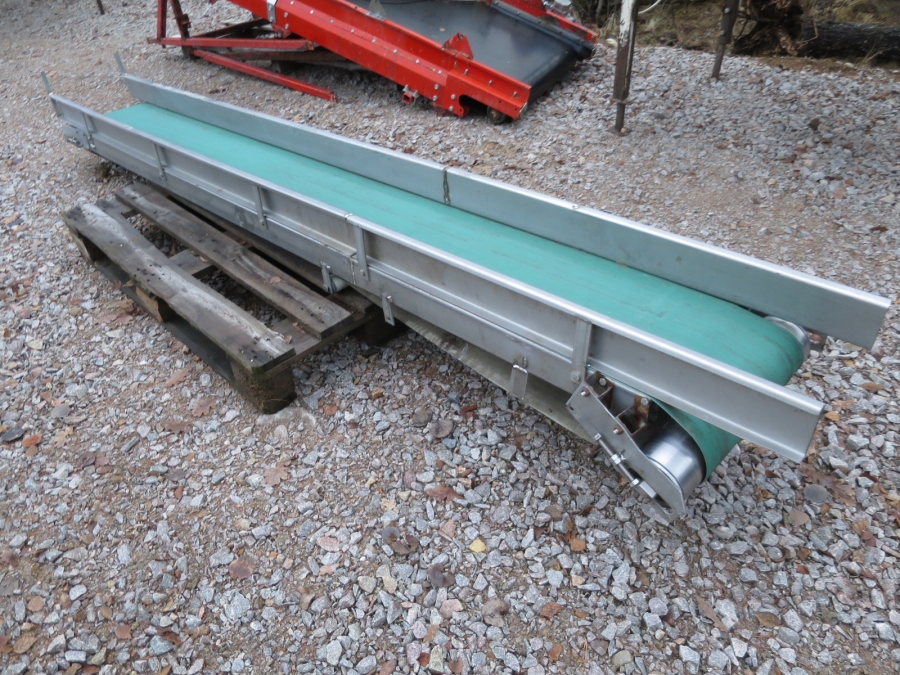 4475 Plantrnasportör 3000x300 mm ROSTFRITT