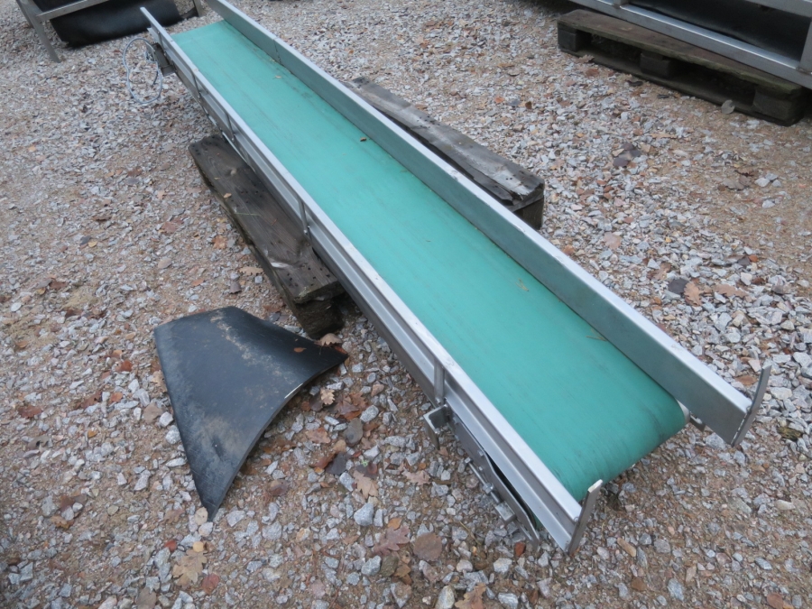 4475 Plantrnasportör 3000x300 mm ROSTFRITT