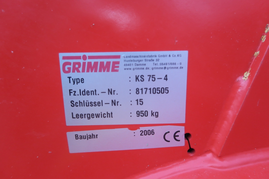 4579 Grimme KS75-4 blastkross
