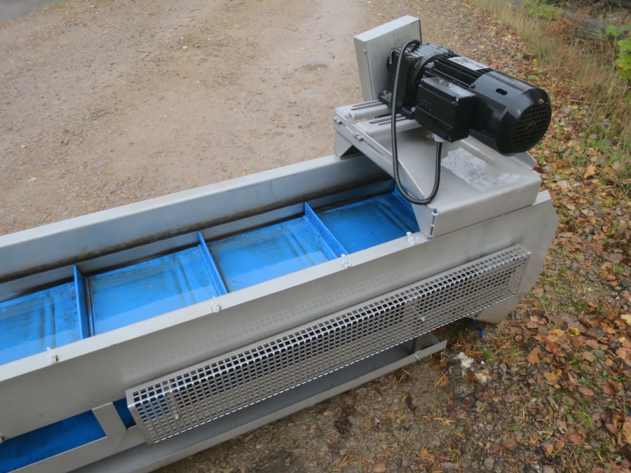 4709 EMVE Förderband 4700x350mm EDELSTAHL