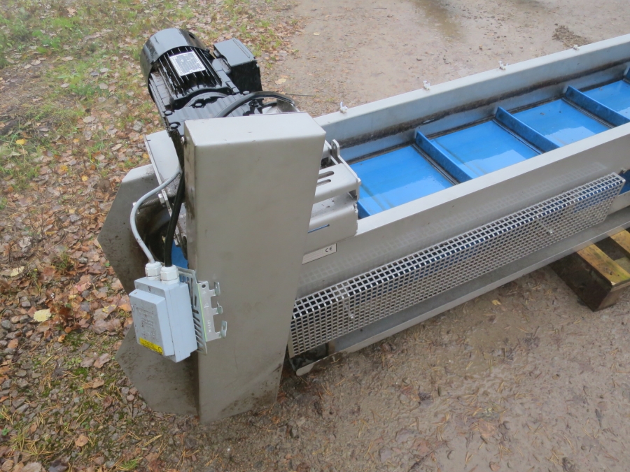 4709 EMVE Förderband 4700x350mm EDELSTAHL