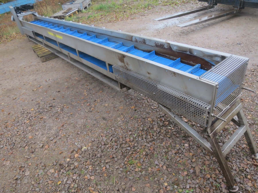 4709 EMVE Förderband 4700x350mm EDELSTAHL