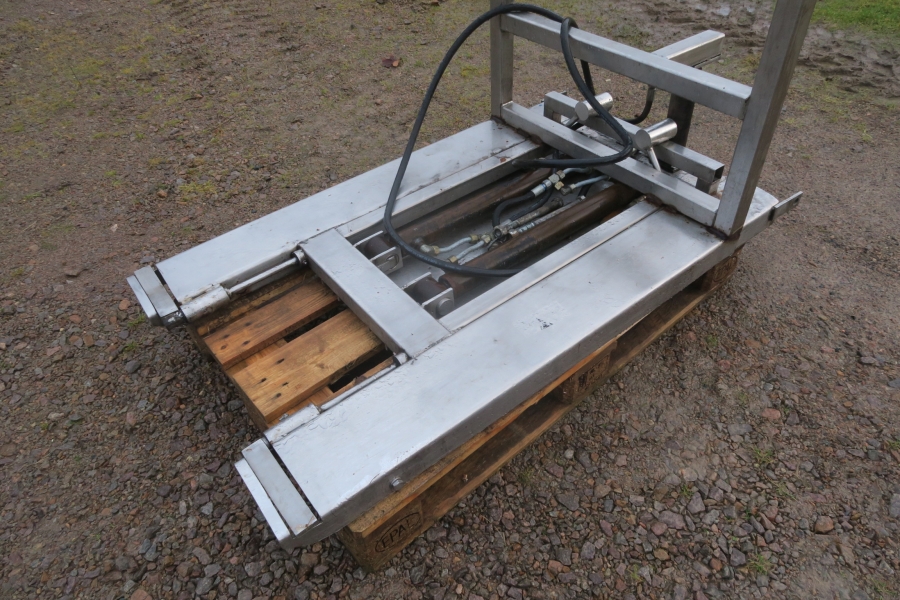 4939 Kistenkipper Edelstahl Gabelstapler