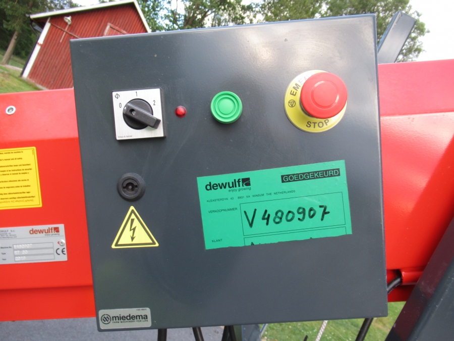 5048 Miedema RT30 conveyor belt 3400x700 mm