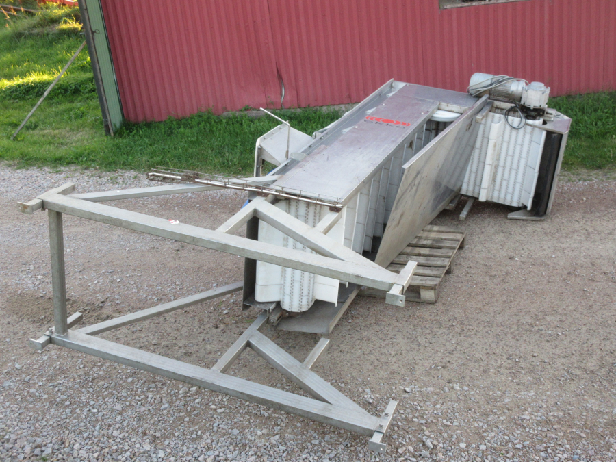 5517 EKKO elevator stående 3600x600 mm ROSTFRITT UTFÖRANDE