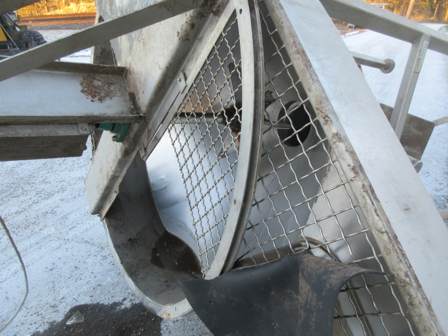 5532 EMVE stenfrånskiljare cyklon 1400 mm Rostfritt utförande