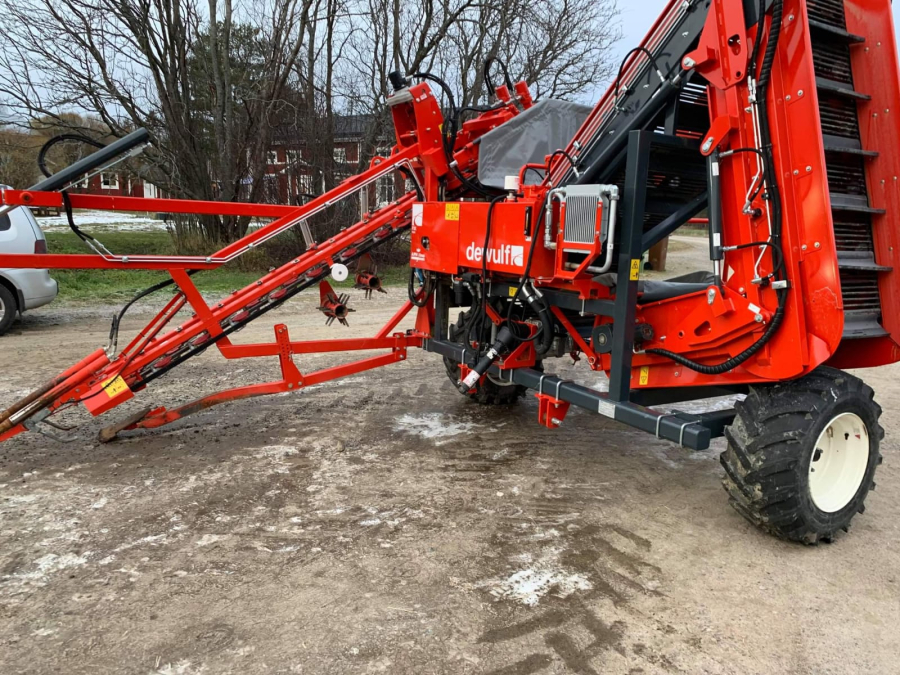 5555 Dewulf P3K carrot harvester with elevator