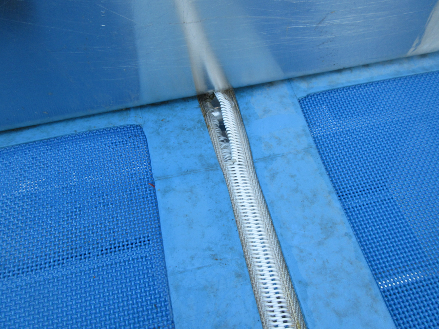 5566 Turatti elevator 3600x650 mm Rostfritt utförande