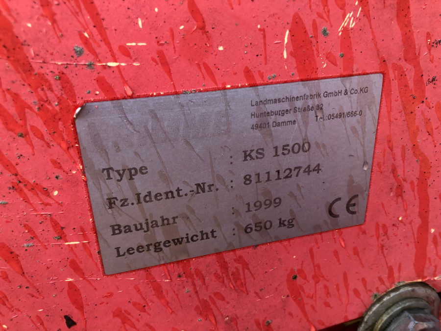 5671 Grimme blastkross 2 rad. 