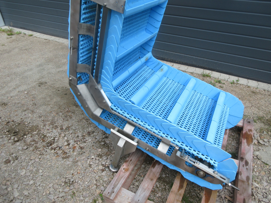 5682 Vertikal Elevator Förderband Edelstahl
