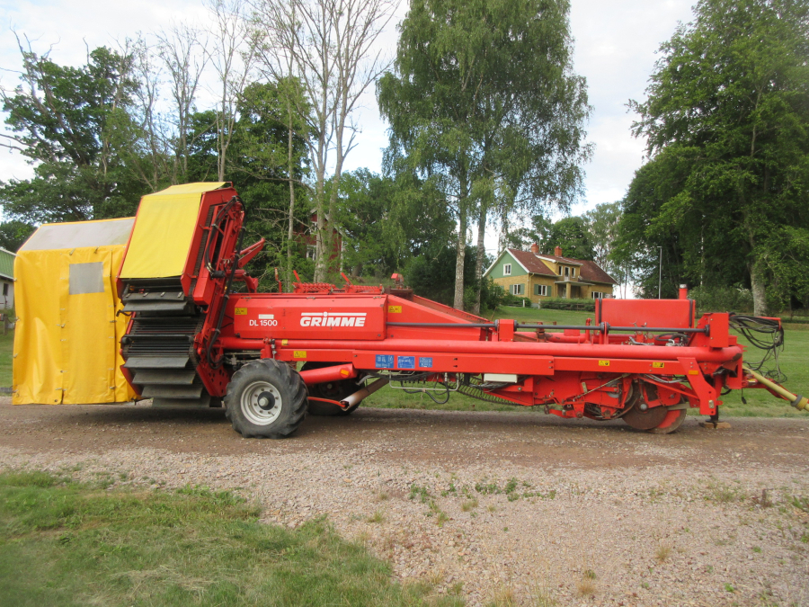 5862 Grimme DL1500 Kartoffelroder 2 Reihe