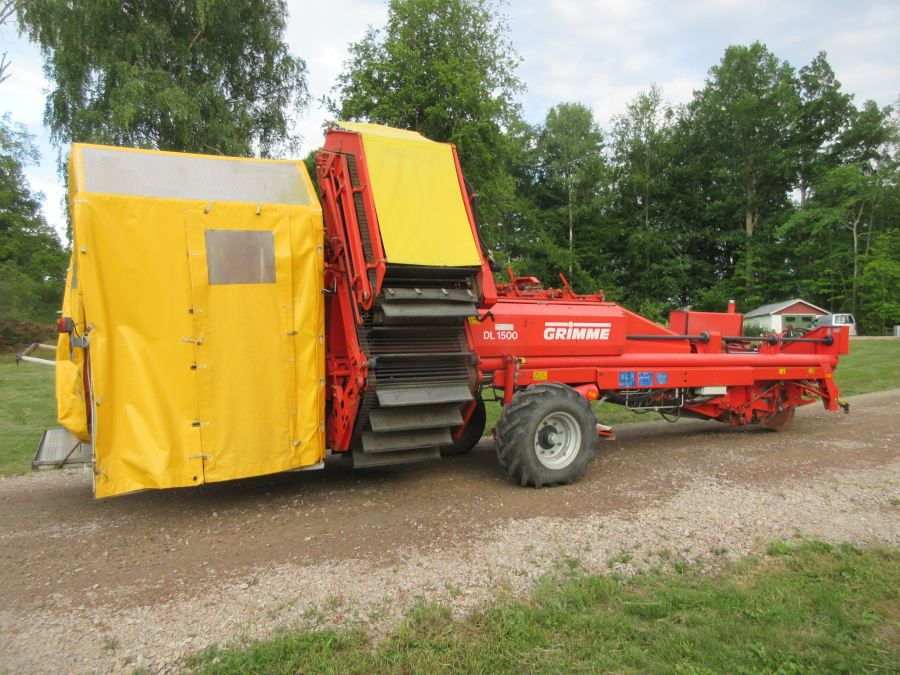 5862 Grimme DL1500 Kartoffelroder 2 Reihe