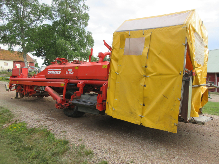 5862 Grimme DL1500 Kartoffelroder 2 Reihe