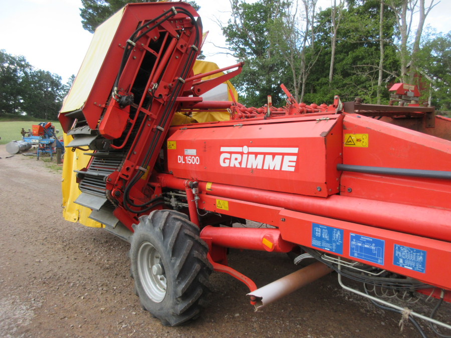 5862 Grimme DL1500 Kartoffelroder 2 Reihe
