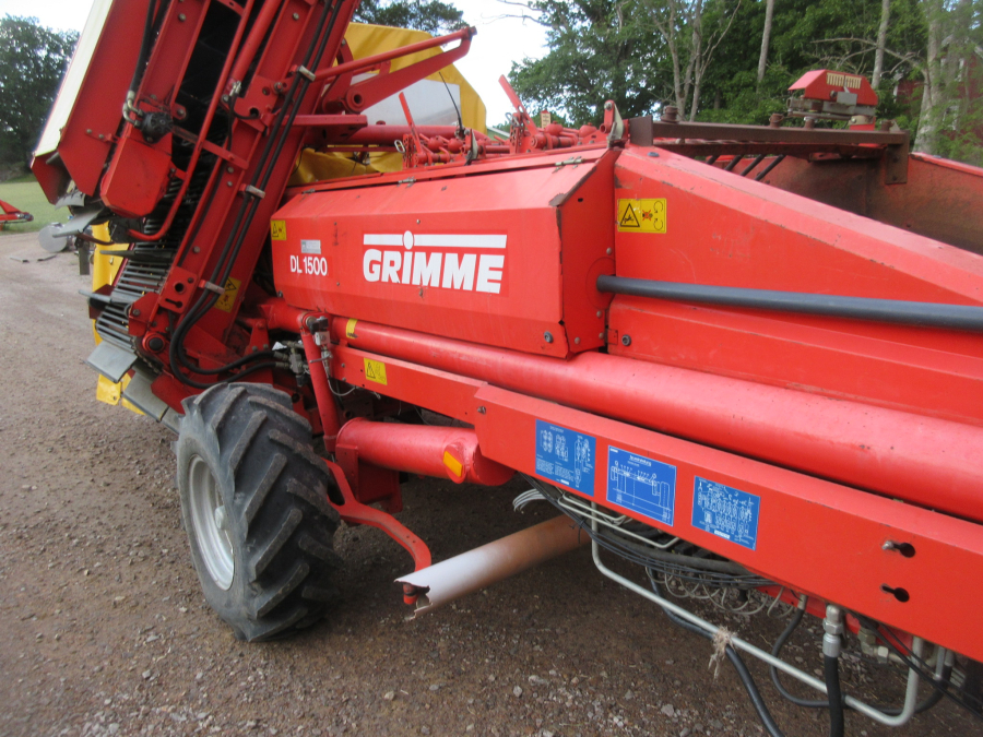 5862 Grimme DL1500 Kartoffelroder 2 Reihe