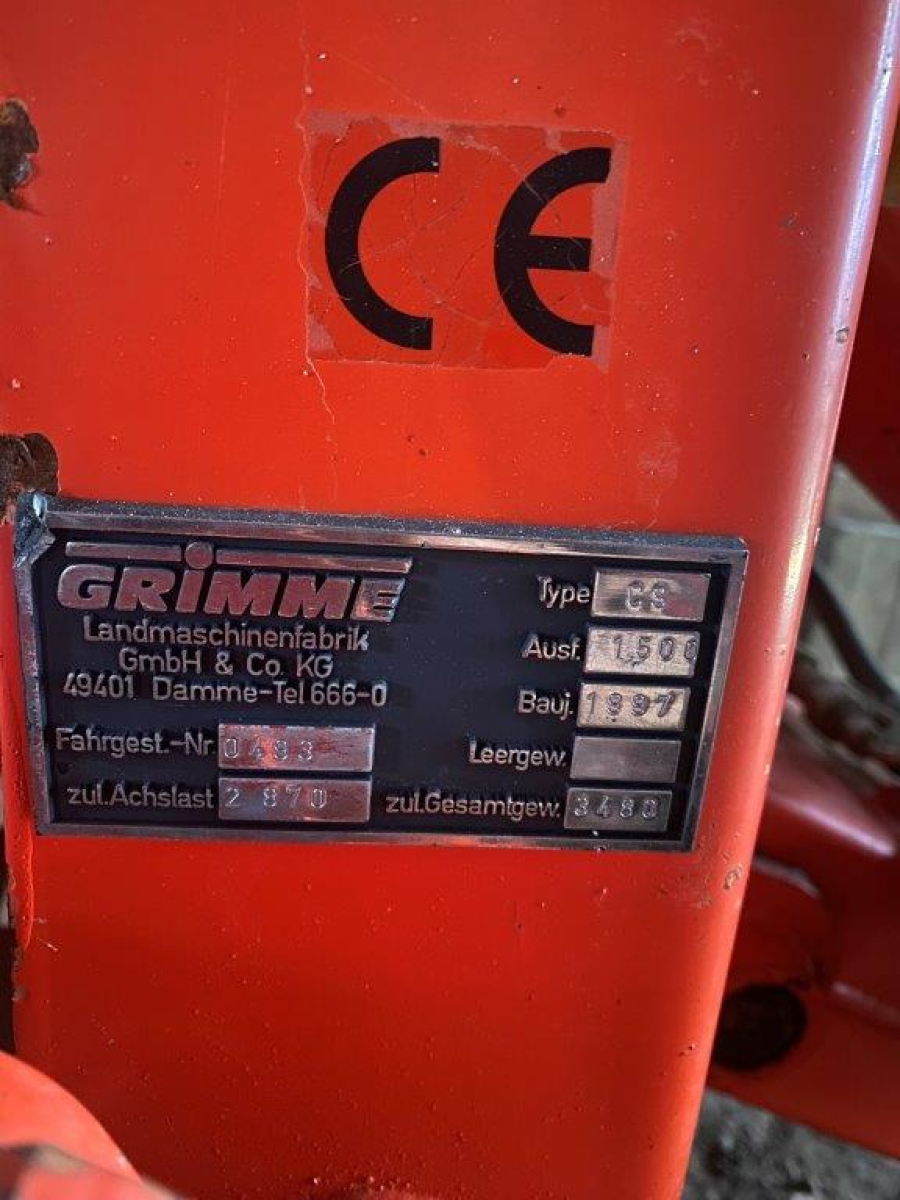 5945 Grimme CS-1500 stensträngläggare