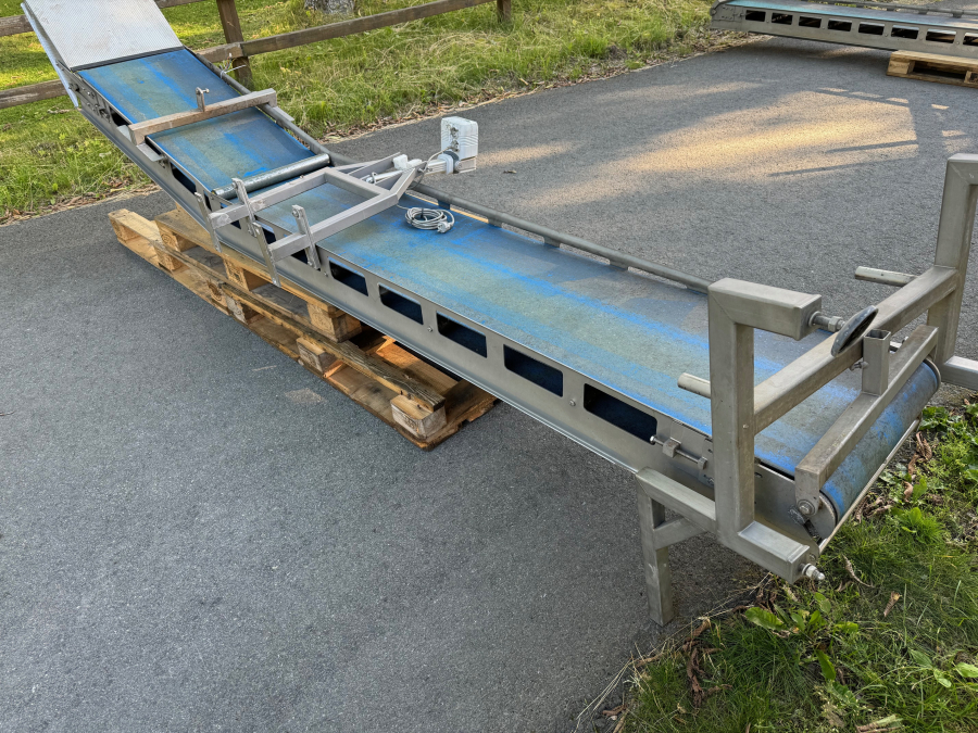 5986 Emve plantransportör 2300x500 +1200 mm knäck mm