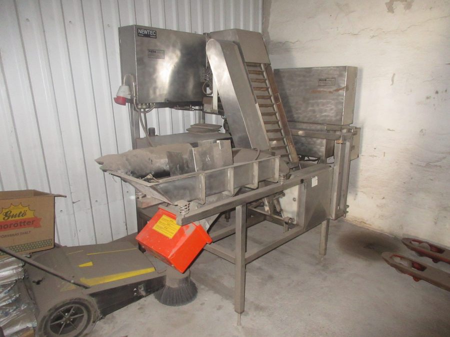 6025 Newtec G30A Wiege und Verpackungsmaschine für Möhren/Karotten