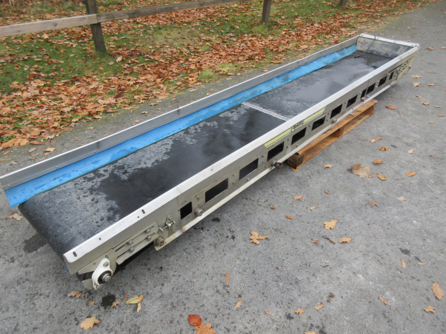 6057 EMVE Förderband 3500x550 mm EDELSTAHL