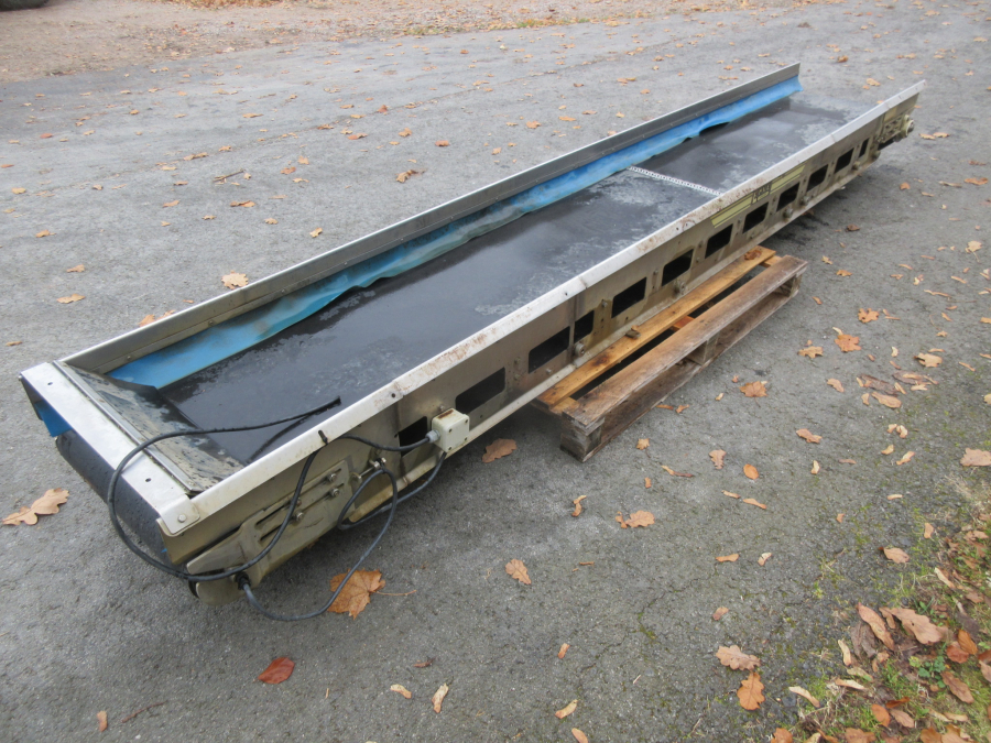 6057 EMVE Förderband 3500x550 mm EDELSTAHL